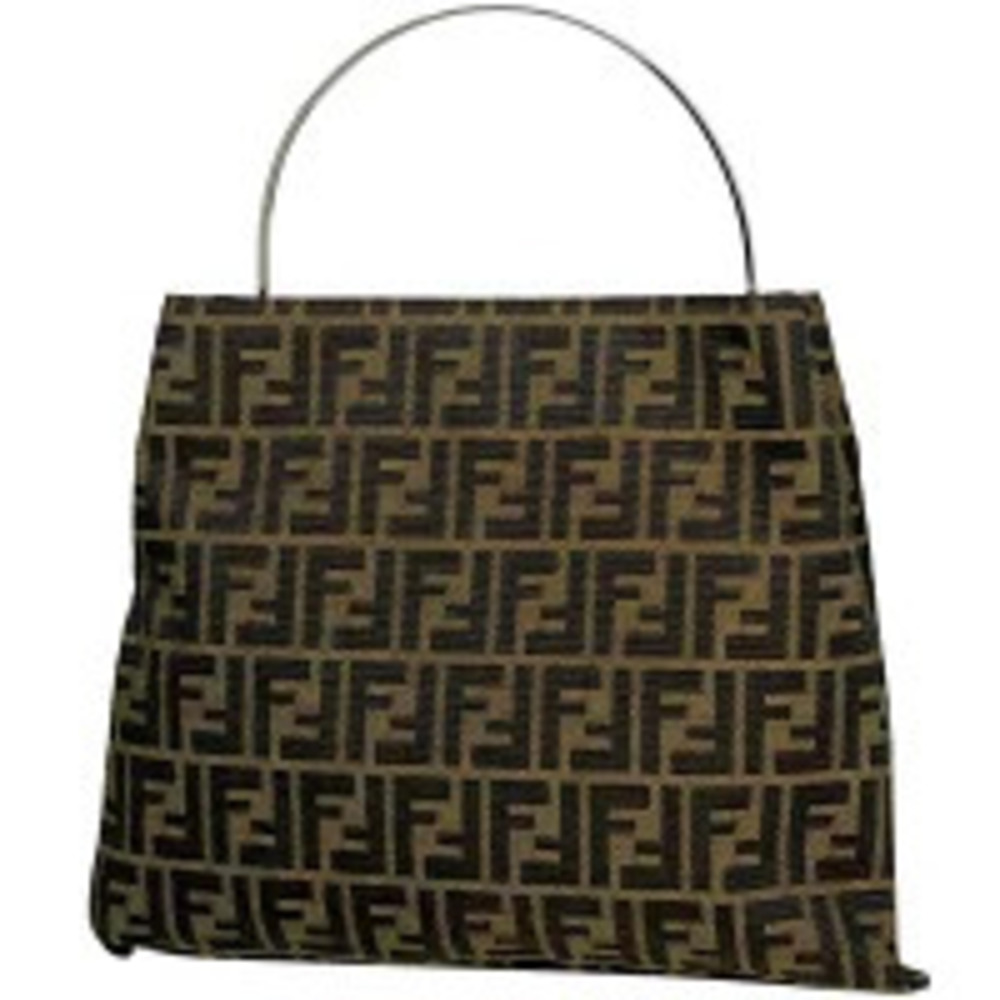 Fendi Zucca handbag canvas brown